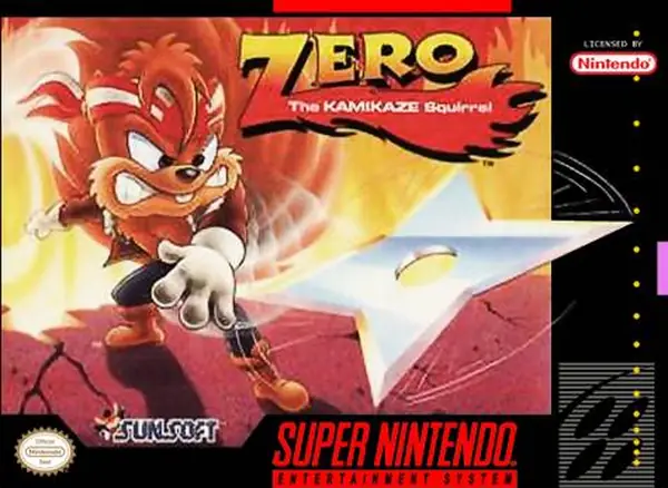 Zero the Kamikaze Squirrel box art