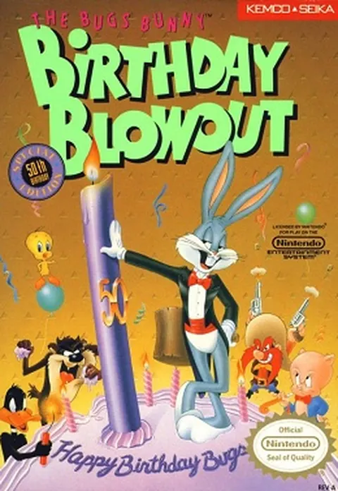 The Bugs Bunny Birthday Blowout
Happy Birthday BugsJP
The Bugs Bunny BlowoutPAL box art