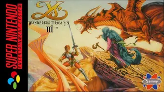 Ys III: Wanderers from Ys box art